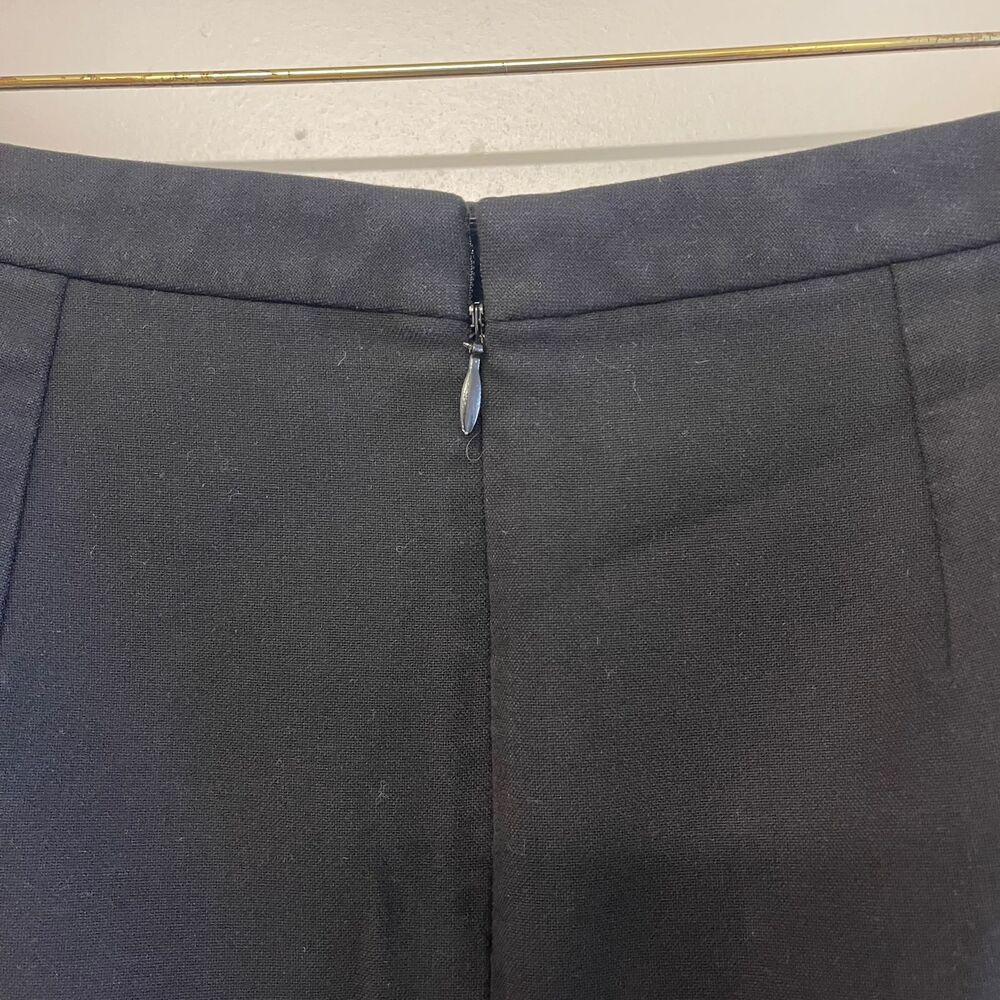 Loft Black Pencil Skirt 0P Size Petite Pockets Straight Career Office Work Wear - Picture 5 of 10